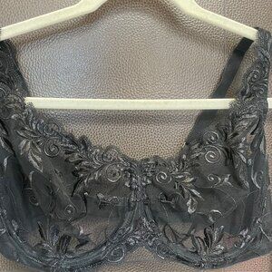 Black Lace Bra